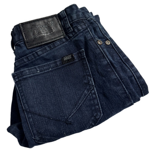 West 49 Dark Blue Denim Jeans Youth Boy Size 12 Zipper Button Waist